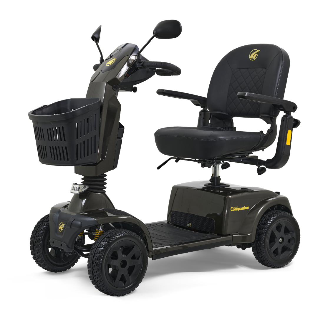 Golden Technologies GC440 Companion 4-Wheel Luxury Full Size Scooters - Galactic Gray left